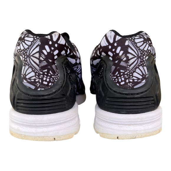 Adidas Torsion ZX FLUX US 7 All Over Print B35153 Black White Gray Sneakers Shoe - Picture 4 of 8